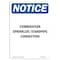 Signmission OSHA Notice, 7" Height, Combin Sprinkler Standpipe, Sign, 7" X 5", Portrait OS-NS-D-57-V-10712 - alternate 1